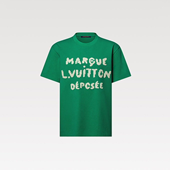 lv louis vuitton marque l.vuitton déposée embroidered t shirt